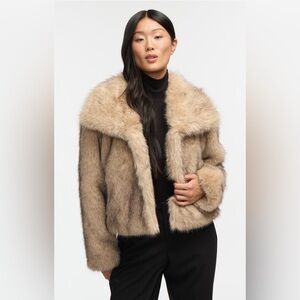 Faux Fur Crop Jacket